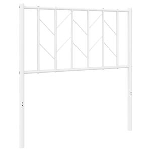 vidaXL Ers&auml;ttningsgavel metall vit 80 cm