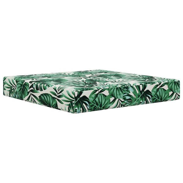 vidaXL Utomhus Soffa Kudde 3 pcs Bladm&ouml;nster Polyester