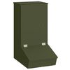 vidaXL Gris Matare Olivgr&ouml;n 55 x 38 x 76 cm Kallvalsat St&aring;l
