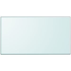 vidaXL Bordsskiva h&auml;rdat glas rektangul&auml;r 1200x650 mm