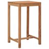 vidaXL St&aring;bord f&ouml;r utomhusbruk 60x60x105 cm massivt teaktr&auml;