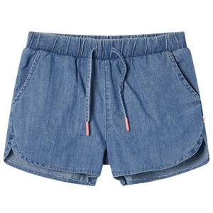 Barnshorts denimblå 140