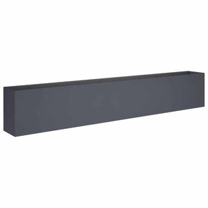 vidaXL Tr&auml;dg&aring;rdsplanterare Antracit 360 x 40 x 60 cm Kallvalsat st&aring;l