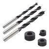 wolfcraft 3 Dymlingsborrar med djupstopp 6, 8, 10 mm 2730000