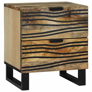 vidaXL Nattduksbord Naturlig 40 x 33 x 46 cm Konstruerat tr&auml;