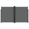vidaXL Inf&auml;llbar sidomarkis antracit 200x1000 cm
