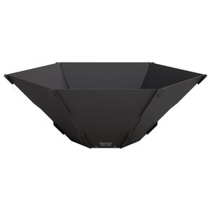 vidaXL Eldstad Svart 58,5 x 51,5 x 19,5 cm St&aring;l