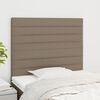 vidaXL S&auml;nggavel taupe 90x5x118/128 cm tyg