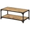 vidaXL Soffbord 90x45x35 cm massivt grovt mangotr&auml;