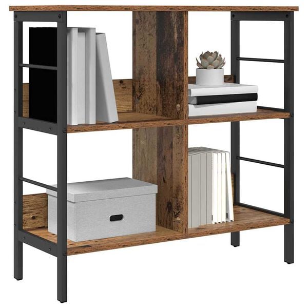 vidaXL Hyllsystem Gammalt tr&auml; 82 x 32 x 79 cm Konstruerat tr&auml;