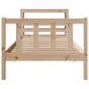 vidaXL S&auml;ngram utan madrass 90x190 cm massiv furu