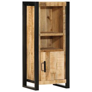 vidaXL Badrumssk&aring;p 40x30x90 58 cm massivt grovt mangotr&auml;