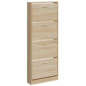 vidaXL Skosk&aring;p ek 59x17x150 cm konstruerat tr&auml;