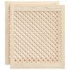 vidaXL Sk&aring;pluckor gallerdesign 2 st 59,5x69 cm massiv furu