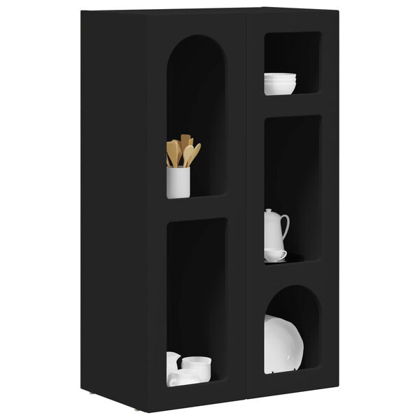 vidaXL Sideboard Svart 59 x 35 x 100,5 cm Konstruerat tr&auml;