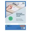 rillprint Sj&auml;lvh&auml;ftande etiketter 210x297 mm 1000 ark vit