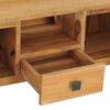 vidaXL Konsolbord 120x32x75 cm massiv teak