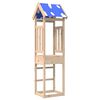 vidaXL Lekstapel Brun 52.5 x 46.5 x 208 cm Massiv furu