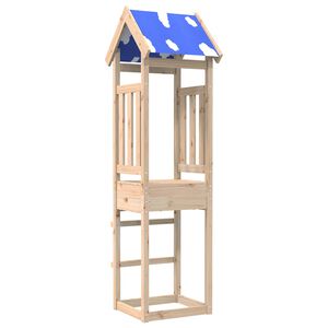 vidaXL Lekstapel Brun 52.5 x 46.5 x 208 cm Massiv furu