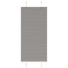 vidaXL Plisserad persienn antracit 65x150cm tyg bredd 64,4cm polyester
