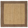 vidaXL Omr&aring;desmatta Gr&aring; 120 x 120 cm Jute