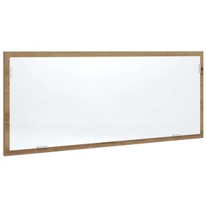 vidaXL Badrumsspegel med LED artisan ek 100x8,5x37 cm konstruerat tr&auml;