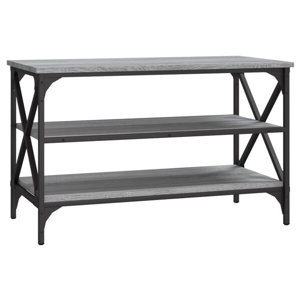 vidaXL Tv-b&auml;nk gr&aring; sonoma 80x40x50 cm konstruerat tr&auml;