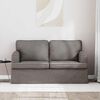 vidaXL Soffa Taupe 144 x 80 x 85 cm tyg