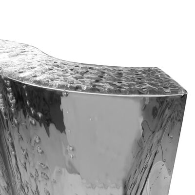 vidaXL Trädgårdsfontän silver 60,2x37x122,1 cm rostfritt stål