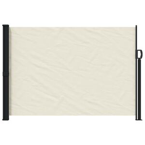 vidaXL Utf&auml;llbar sidomarkis Gr&auml;ddvit 300 x 170 cm Polyester