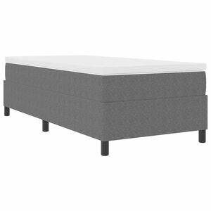 vidaXL B&auml;ddfj&auml;der Ljusgr&aring; och vit. 80 x 200 cm Kordread tyg