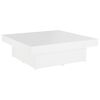 vidaXL Soffbord vit 90x90x28 cm konstruerat trä