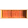 vidaXL Odlingslåda vaxbrun 150x50x70 cm massiv furu