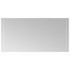 vidaXL LED Badrumsspegel Transparent 100 x 50 cm h&auml;rdat glas