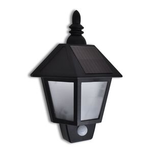 Solenergi-V&auml;gglampa med R&ouml;relsesensor
