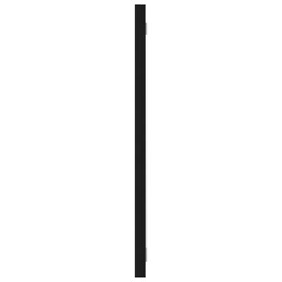 vidaXL Badrumsspegel svart 80x1,5x37 cm spånskiva