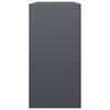 vidaXL Vedst&auml;ll antracit 100x40x80 cm st&aring;l
