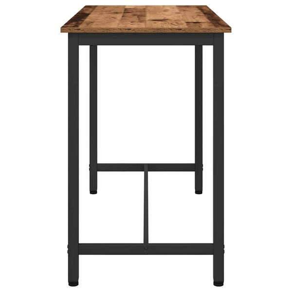 vidaXL bord Gammalt tr&auml; 100 x 50 x 76,5 cm Konstruerat tr&auml; och st&aring;l