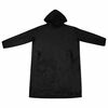 vidaXL Filt-hoodie Svart m Flanell