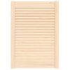 vidaXL Skåplucka lamelldesign 69x49,4 cm massiv furu