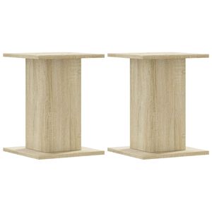 vidaXL H&ouml;gtalarst&auml;ll 2 st sonoma ek 30x30x40 cm konstruerat tr&auml;