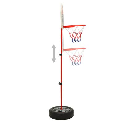 vidaXL Basketkorg justerbar 120 cm