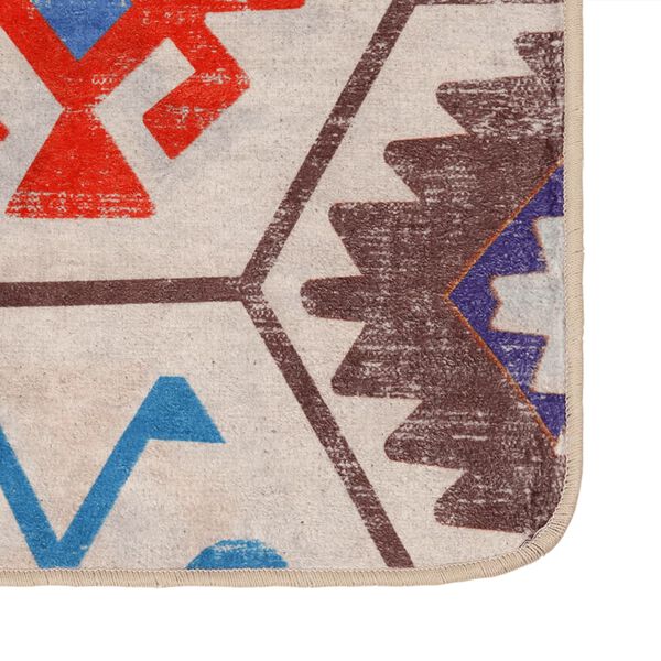 vidaXL Matta tv&auml;ttbar flerf&auml;rgad 120x180 cm