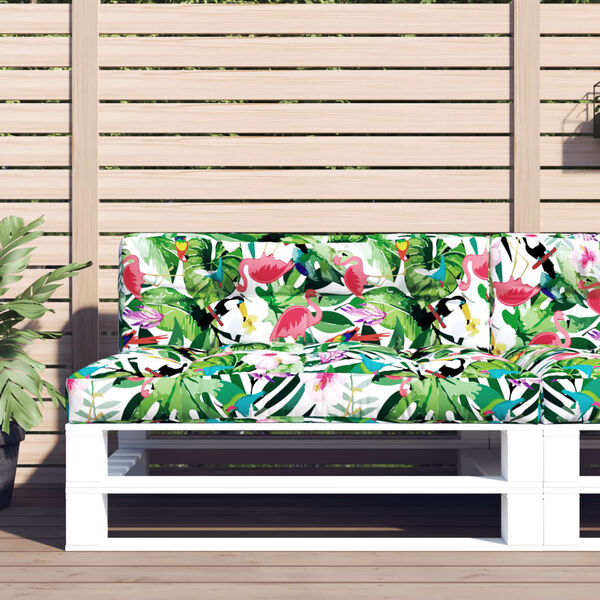 vidaXL Palldyna flerf&auml;rgad 120x40x12 cm tyg