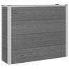 vidaXL Upph&ouml;jd odlingsl&aring;da Gr&aring; 100 x 30 x 22 cm WPC och aluminium