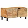 vidaXL Soffbord brun 80x50x40 cm mango i massivt tr&auml;