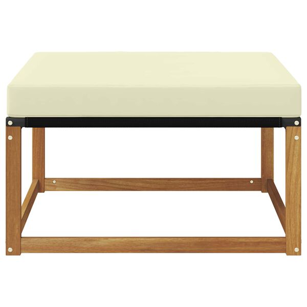 vidaXL Utomhuspall Massivt Akaciatr&auml; Naturf&auml;rg