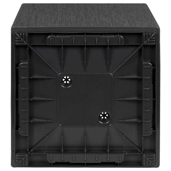 vidaXL Trädgårdsplanterare Antracit 36 x 36 x 35 cm Polypropylen