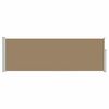 vidaXL Utf&auml;llbar sidomarkis Taupe 300 x 100 cm Polyester