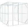 vidaXL F&aring;gelbur Antracit 210 x 304 x 213 cm